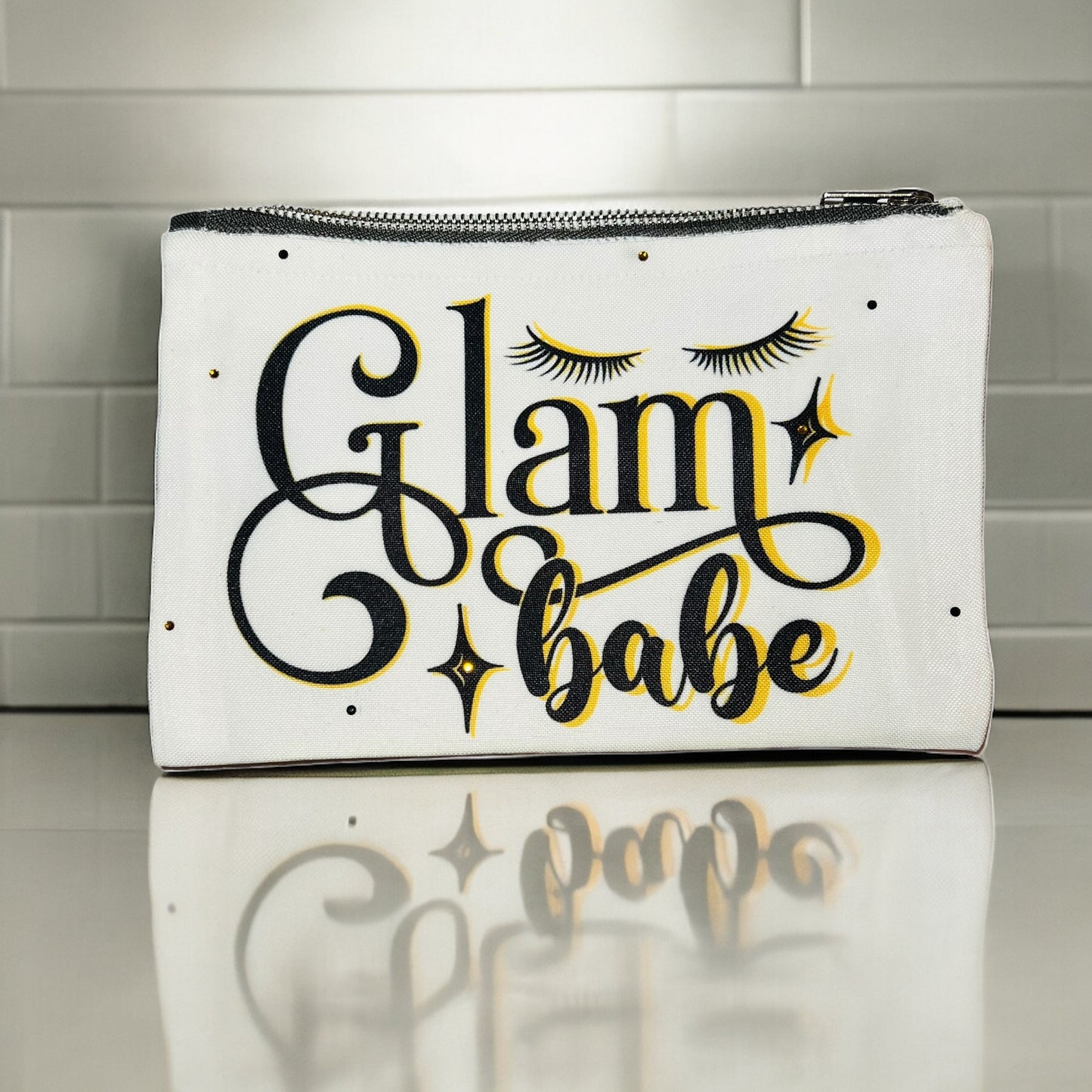 JenDore Glame Babe Portsmouth Virginia Cosmetic 9x6 in Makeup Travel Bag