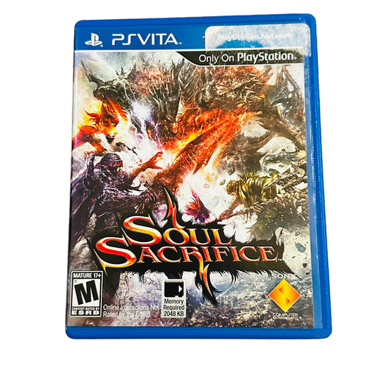 Used Soul Sacrifice Playstation PS Vita Video Game with Case | Preowned at JenDore