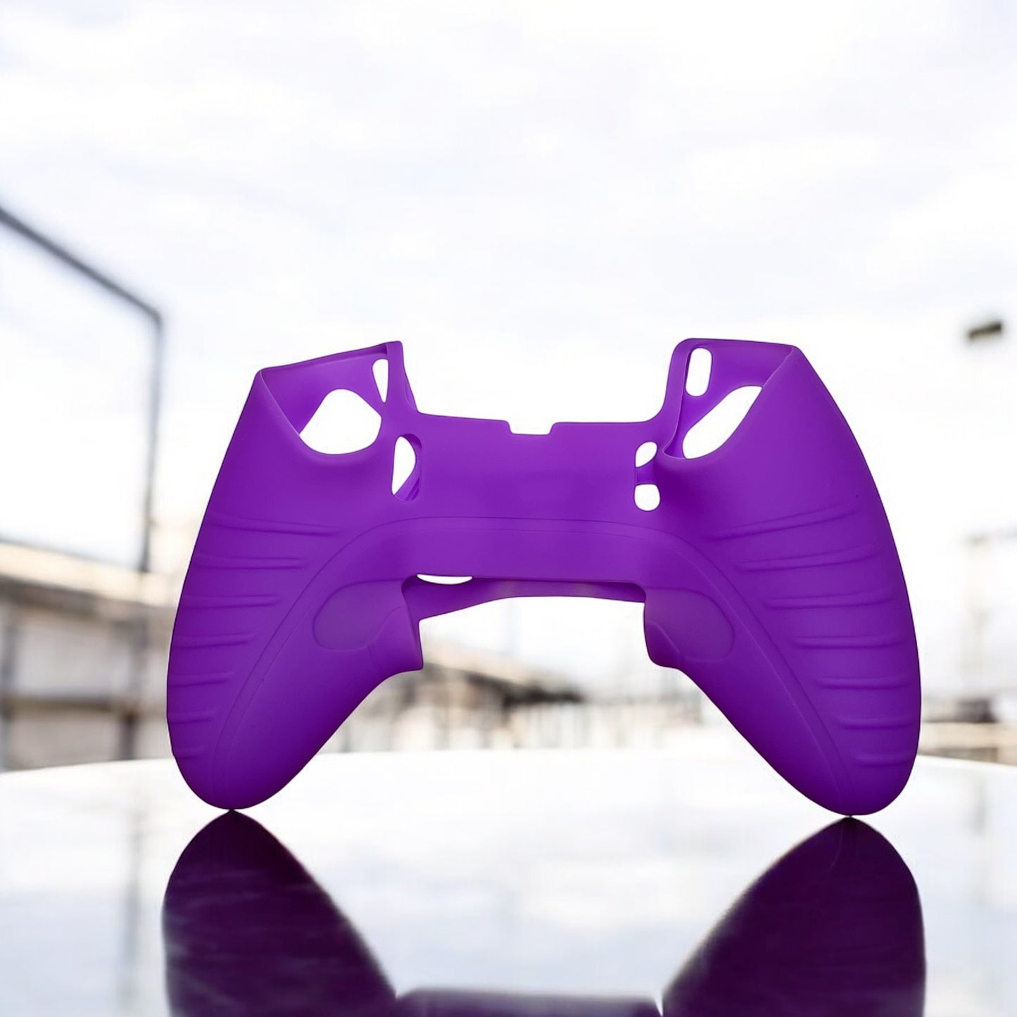 JenDore Clear Anti-Slip Edge Silicone Cover for PS5 Controller – Protective & Stylish!