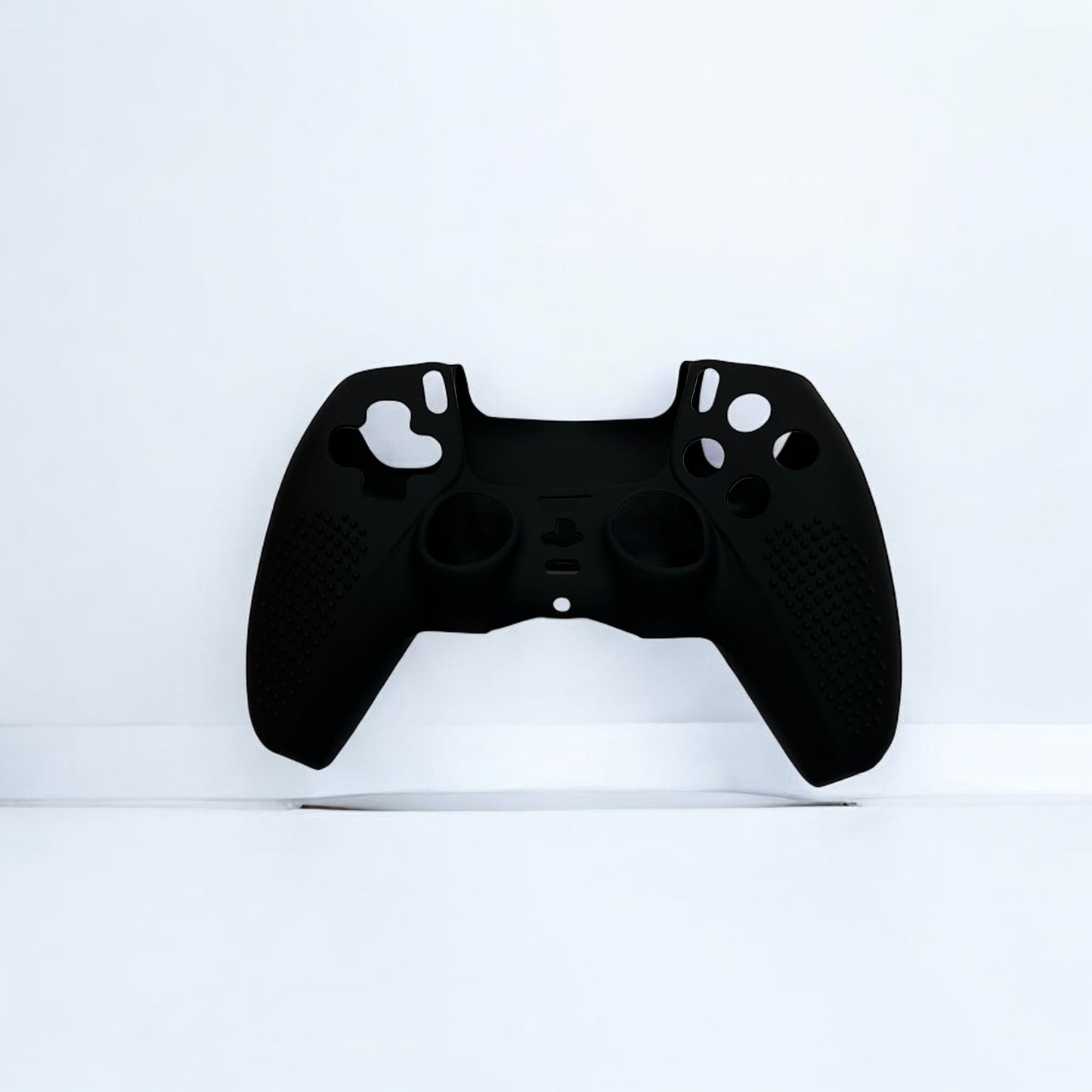 JenDore Black Anti-Slip Silicone Shell Cover for PS5 Controller – Protective & Stylish!