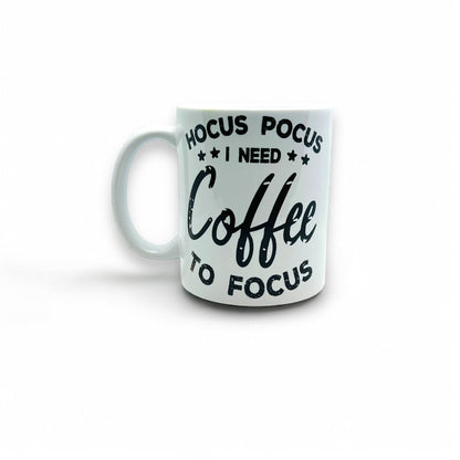 JenDore Hocus Pocus I Need to Focus / Hampton Roads 12 oz. Ceamic Mug