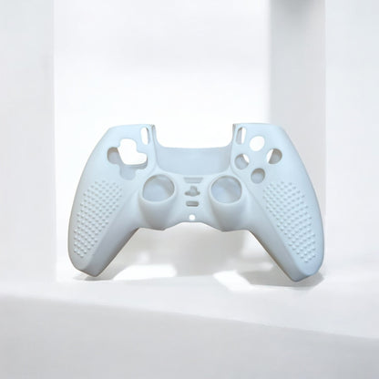 JenDore Clear Anti-Slip Front Silicone Protective Cover Shell compatible with PS5 Controller