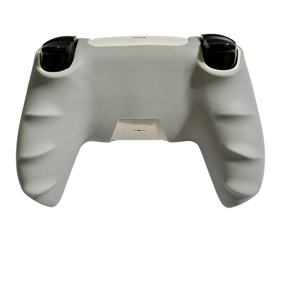 JenDore Carcasa Protectora de Silicona Frontal Antideslizante Gris Compatible con el Controlador PS5 