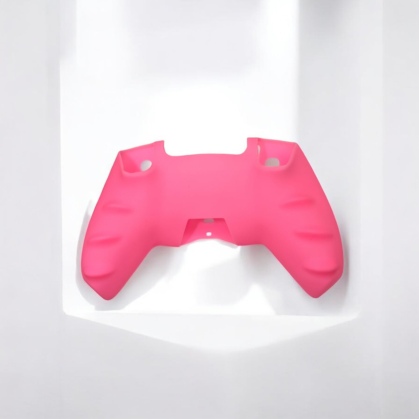 JenDore Clear Anti-Slip Front Silicone Protective Cover Shell compatible with PS5 Controller