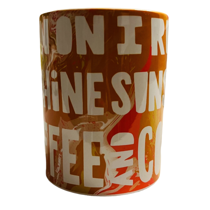 JenDore " I Run on Sunshine and Coffee " 15 oz. Coffee Tea Mug