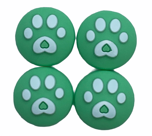 JenDore Verde 4 Piezas Patas Tapas de Agarre de Pulgar de Silicona para Nintendo Switch