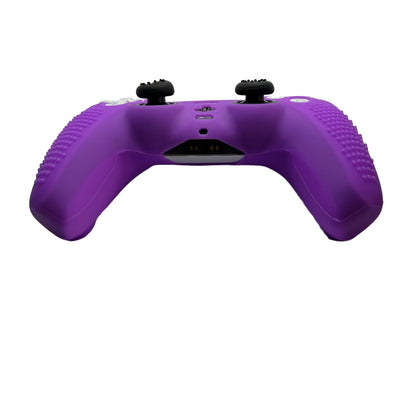 JenDore PS5 Controller Purple Anti-slip Silicone Protective Skin Cover Shell