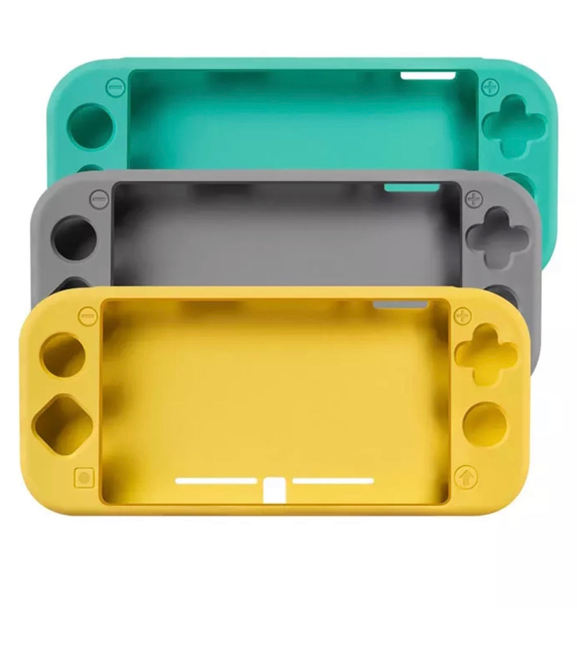 JenDore Gray Silicone Shell Case for Nintendo Switch Lite - Stylish Protection and Perfect Fit