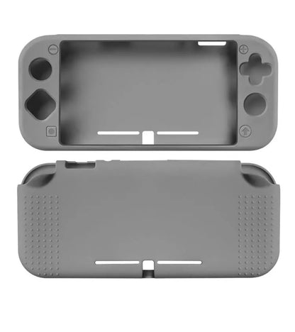 JenDore Gray Silicone Shell Case for Nintendo Switch Lite - Stylish Protection and Perfect Fit