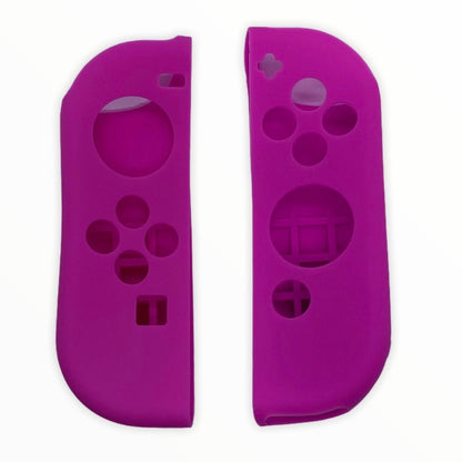 JenDore Fucshia Silicone Nintendo Switch Joy-con Protective Shell Covers