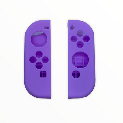 JenDore Lila Púrpura Silicona Nintendo Switch Joy-con Fundas Protectoras