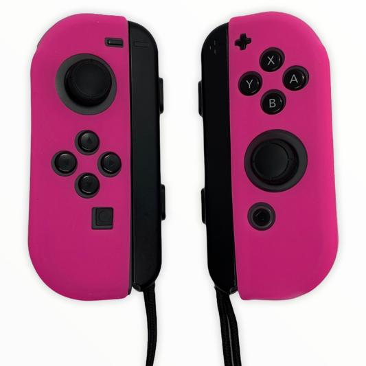 JenDore Pink Silicone Nintendo Switch Joy-con Protective Shell Covers