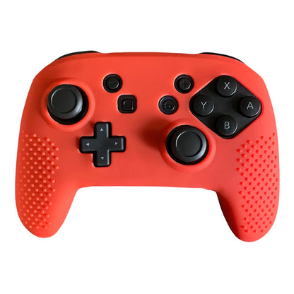 JenDore Nintendo Switch Pro Controller Carcasa de silicona roja 