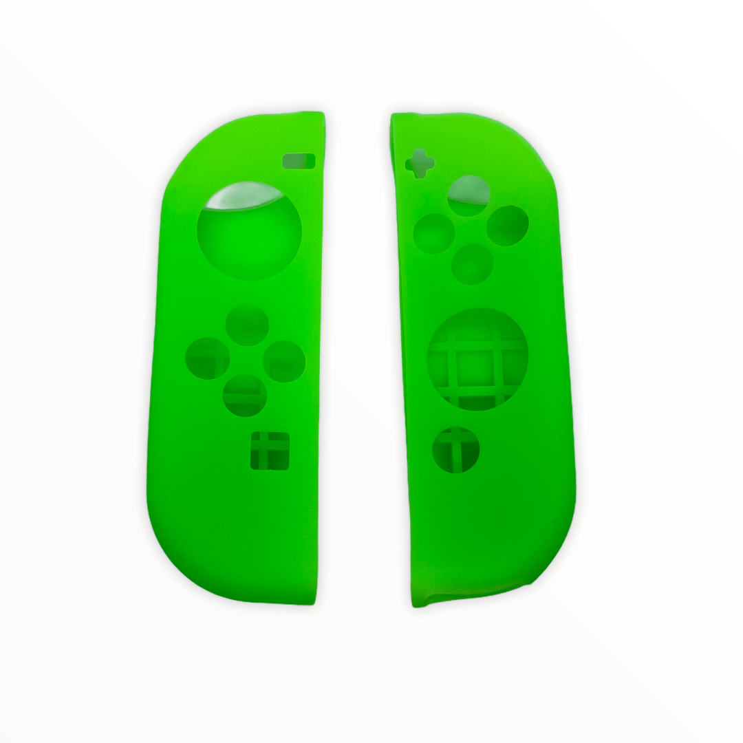 JenDore Fundas protectoras Joy-con de silicona verde lima para Nintendo Switch