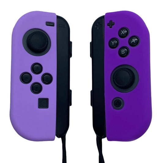 JenDore Purple & Lilac Silicone Nintendo Switch Joy-con Protective Shell Covers