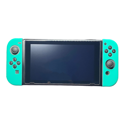 JenDore Fundas protectoras Joy-con de silicona verde azulado para Nintendo Switch