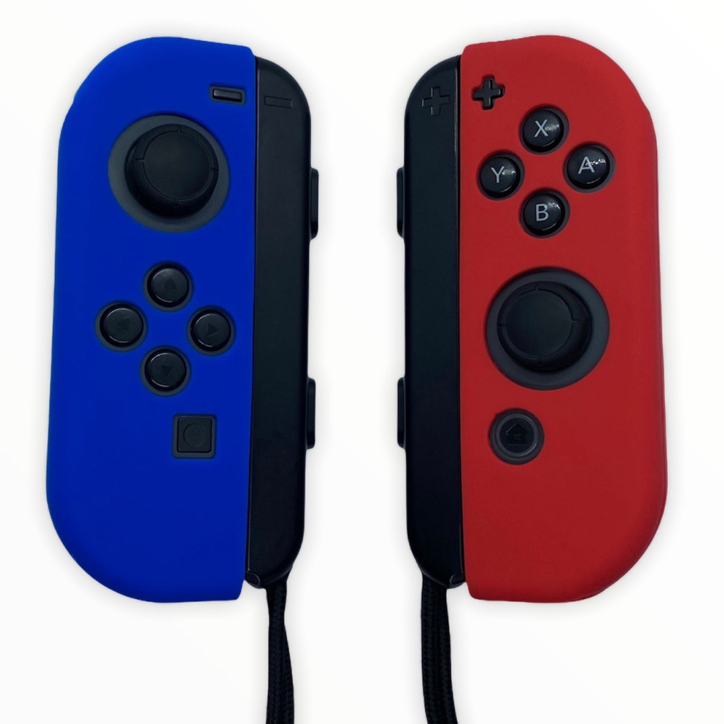 JenDore Blue & Red Silicone Nintendo Switch Joy-con Protective Shell Covers