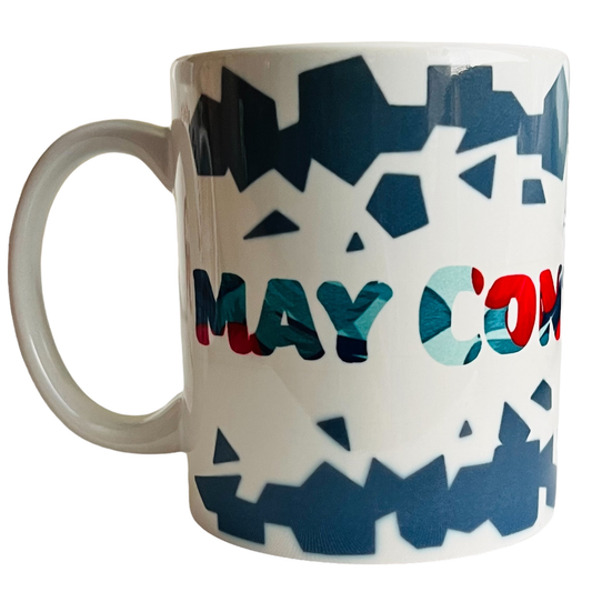 JenDore " This May Contain Wine " 12 oz. Coffee Tea Mug