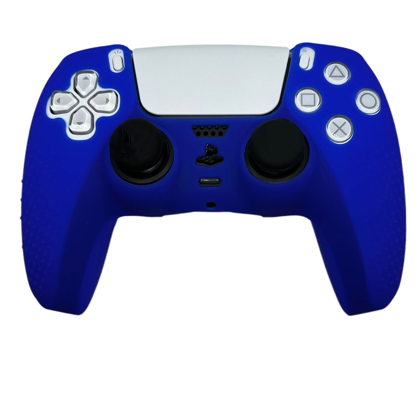 Jendore PS5 Controller Bleu Anti-dérapant Silicone Housse de Protection Peau