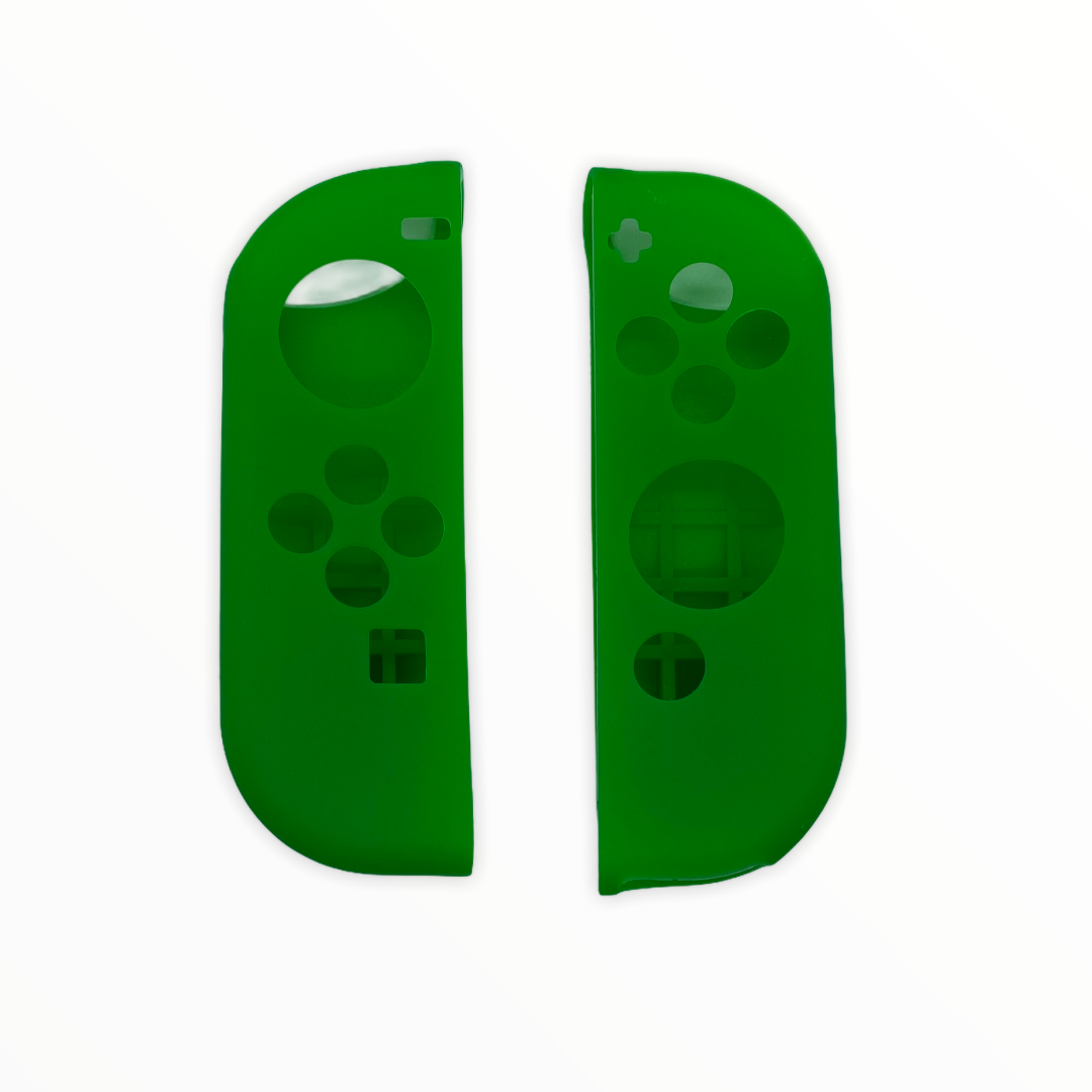 JenDore Fundas protectoras Joy-con de silicona verde para Nintendo Switch