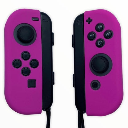 JenDore Fucshia Silicone Nintendo Switch Joy-con Protective Shell Covers