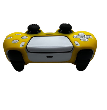 Jendore PS5 Controller Coque de protection en silicone antidérapante jaune