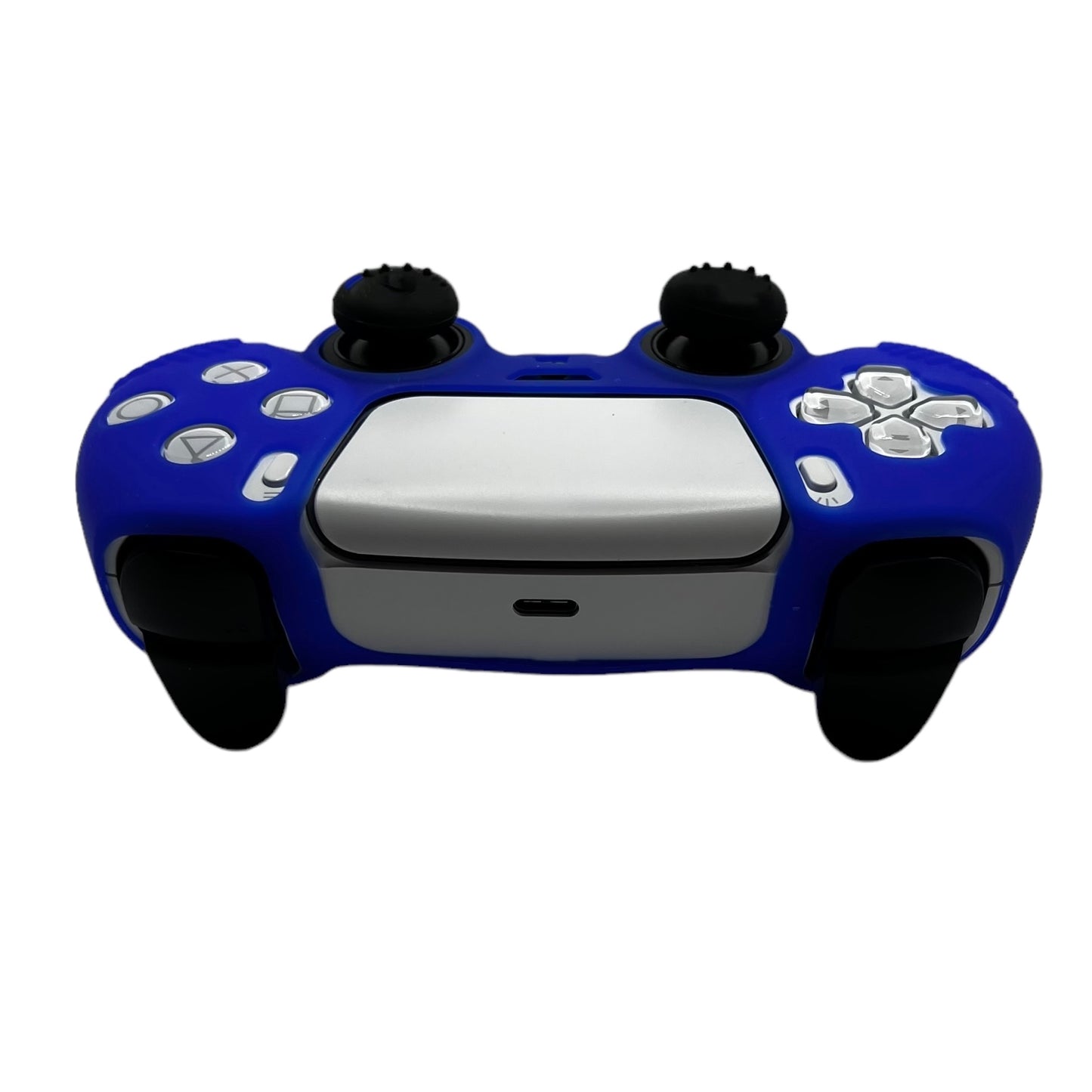 Jendore PS5 Controller Bleu Anti-dérapant Silicone Housse de Protection Peau