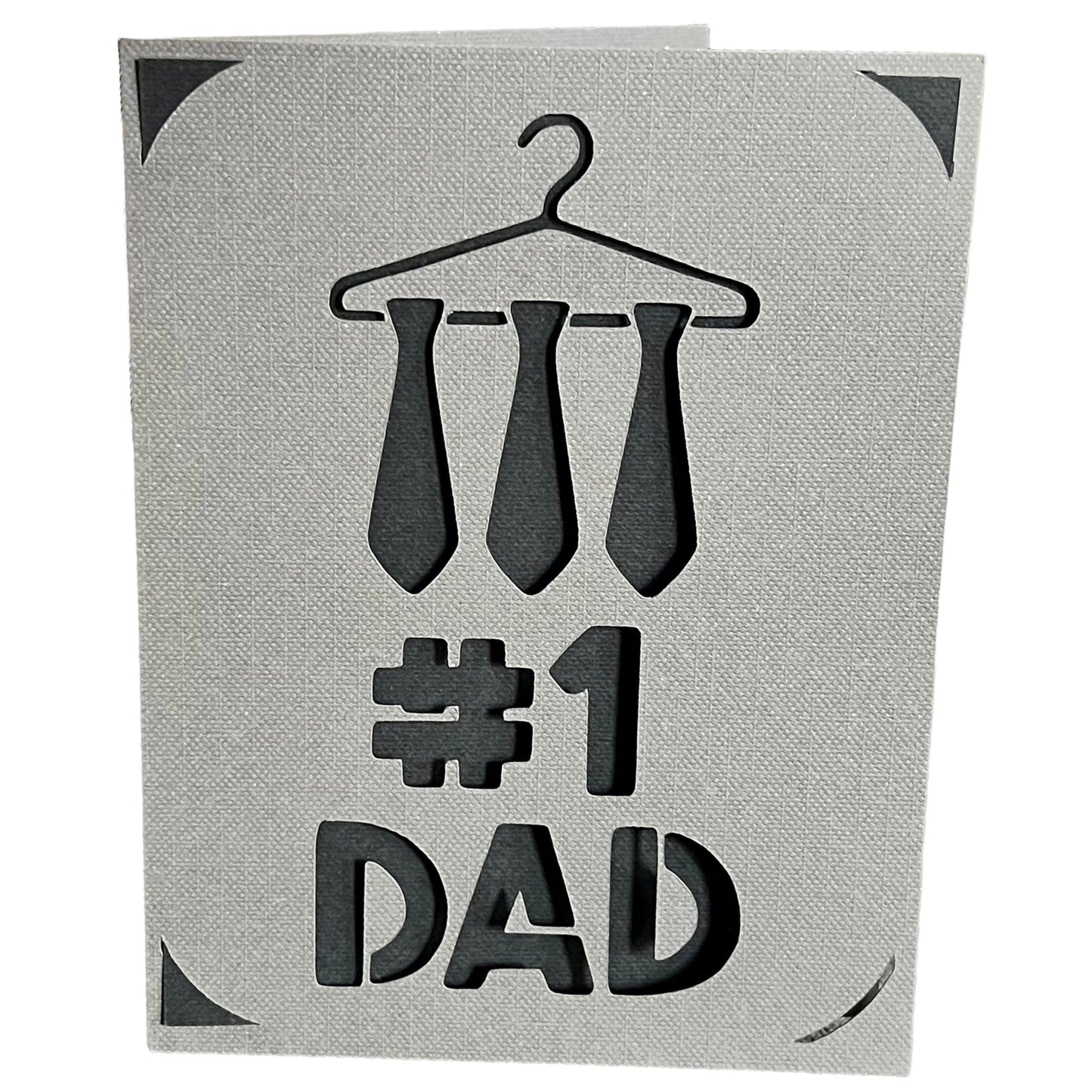 JenDore Handmade #1 DAD Greeting Card