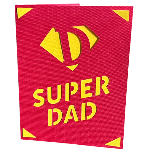 Super papa Carte de vœux