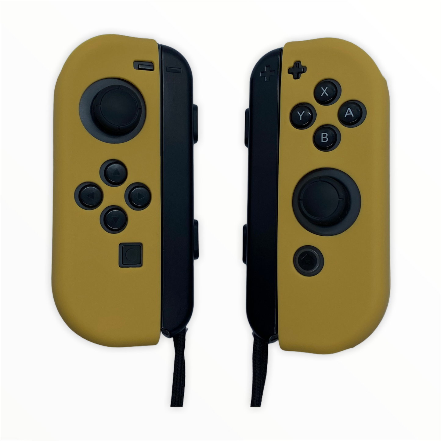 JenDore Fundas protectoras Joy-con de silicona marrón tostado para Nintendo Switch