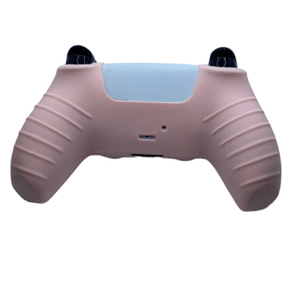 Jendore PS5 Controller Coque de protection en silicone avant lisse rose clair 