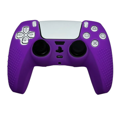 JenDore PS5 Controller Purple Anti-slip Silicone Protective Skin Cover Shell