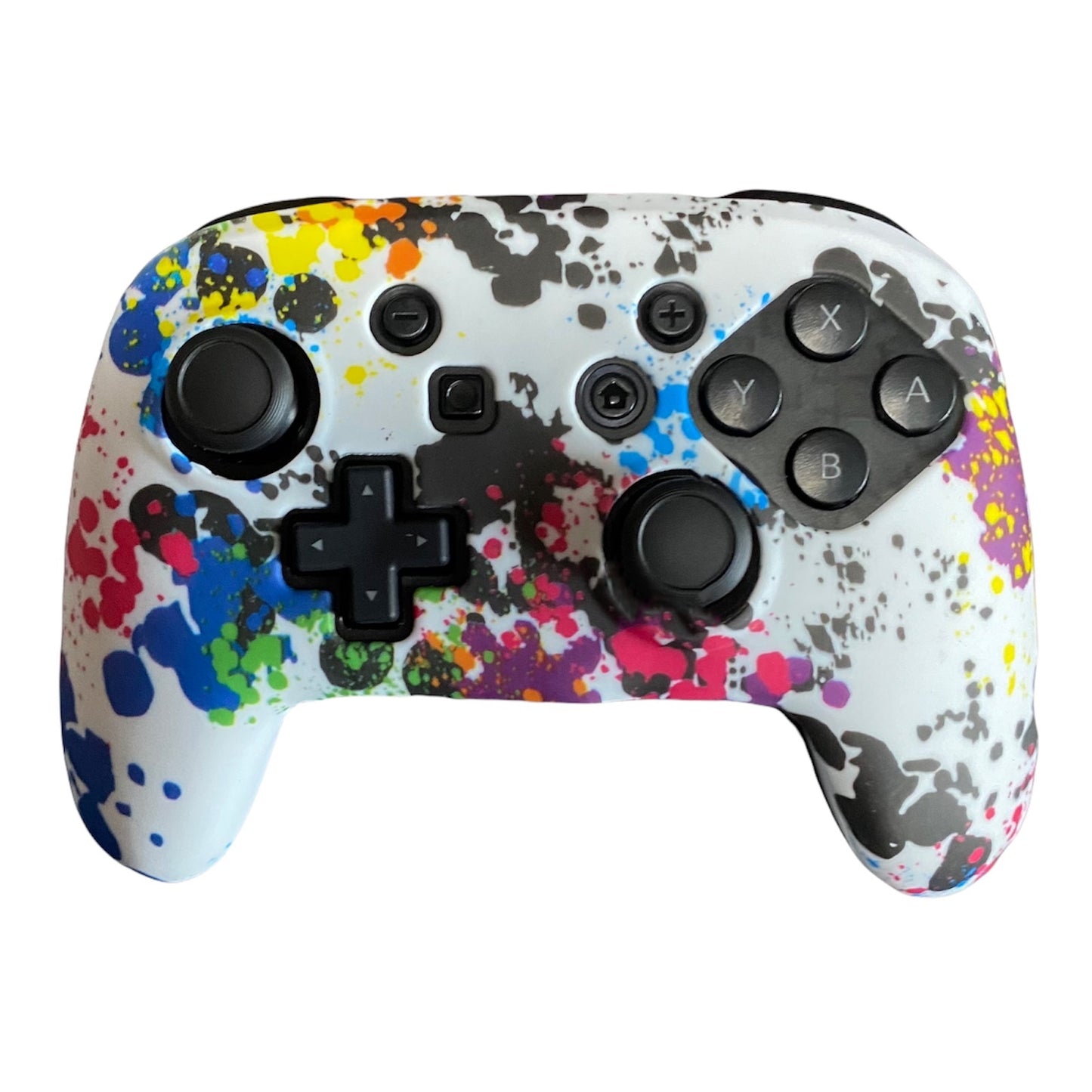 Jendore Nintendo Switch Pro Controller Paint Splats Coque en silicone