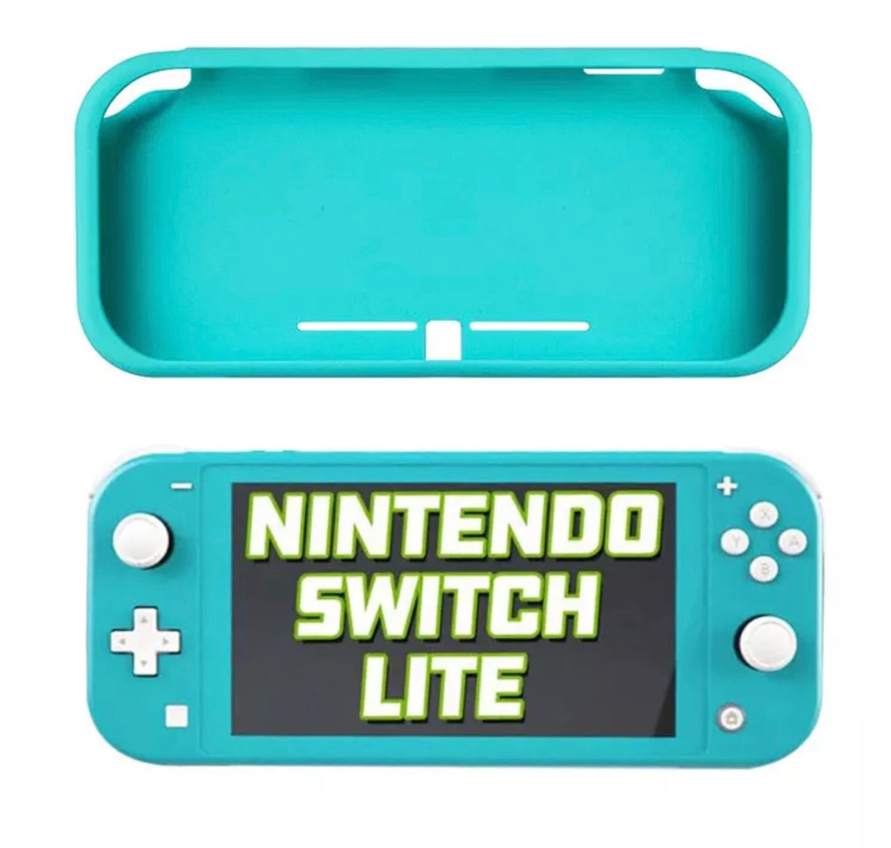 JenDore Teal Slip-On Silicone Protective Shell Cover Case for Nintendo Switch Lite - Durable & Stylish Protection