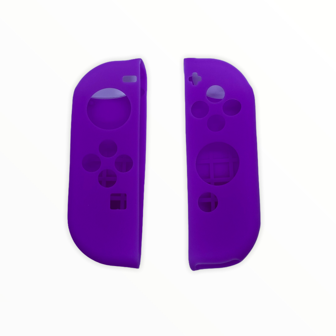 JenDore Fundas protectoras Joy-con de silicona moradas para Nintendo Switch 