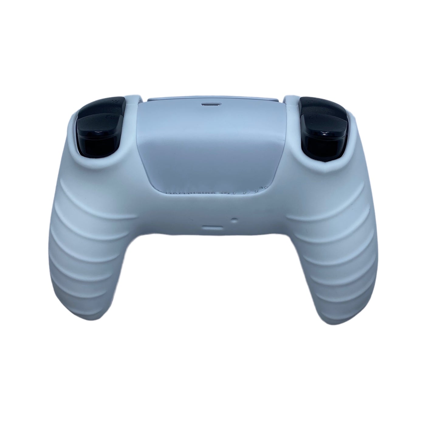 Jendore PS5 Controller Coque de protection en silicone avant lisse blanche