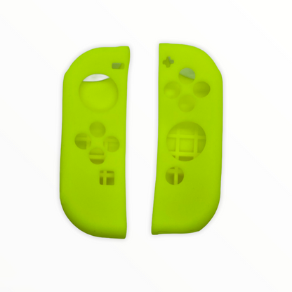 Jendore Coque de protection en silicone jaune fluo pour Nintendo Switch Joy-con