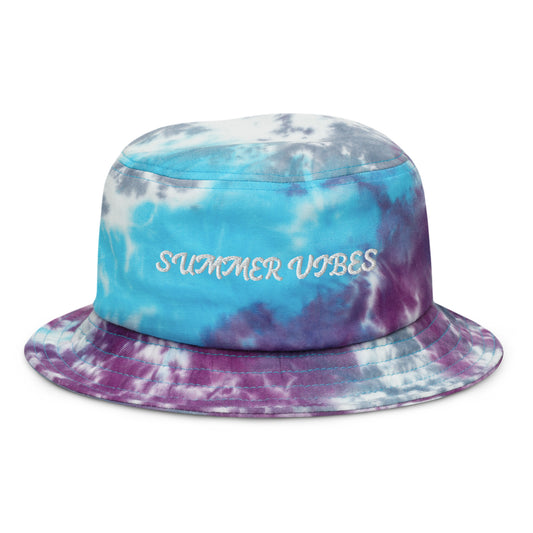 Summer Vibes Tie-dye bucket hat